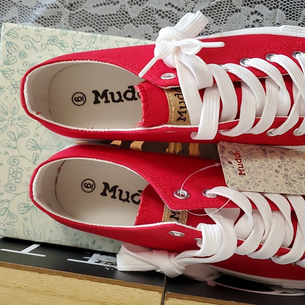 MUDD Sneaker Red Ellie - Picture 6 of 8